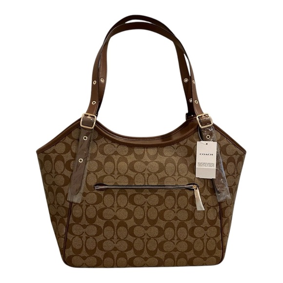 Coach Meadow Shoulder Bag In Signature Canvas - Picture 6 of 6